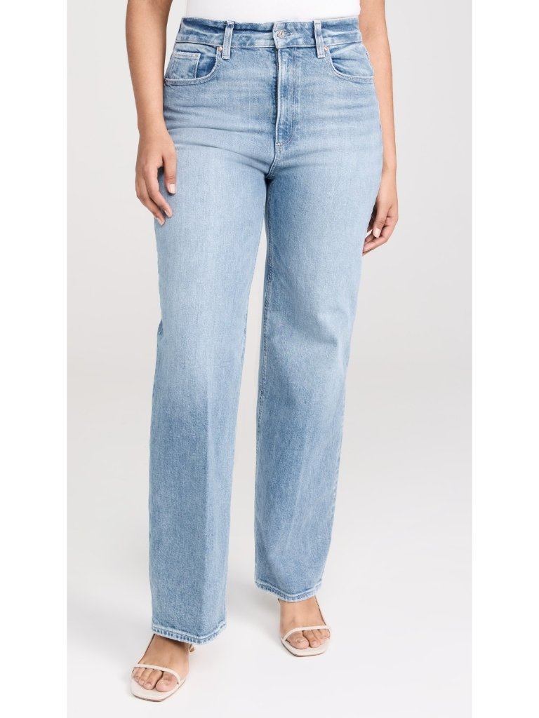 Nwt Paige Vintage Sasha In Magnifique High Rise Loose Straight Leg Jeans 32